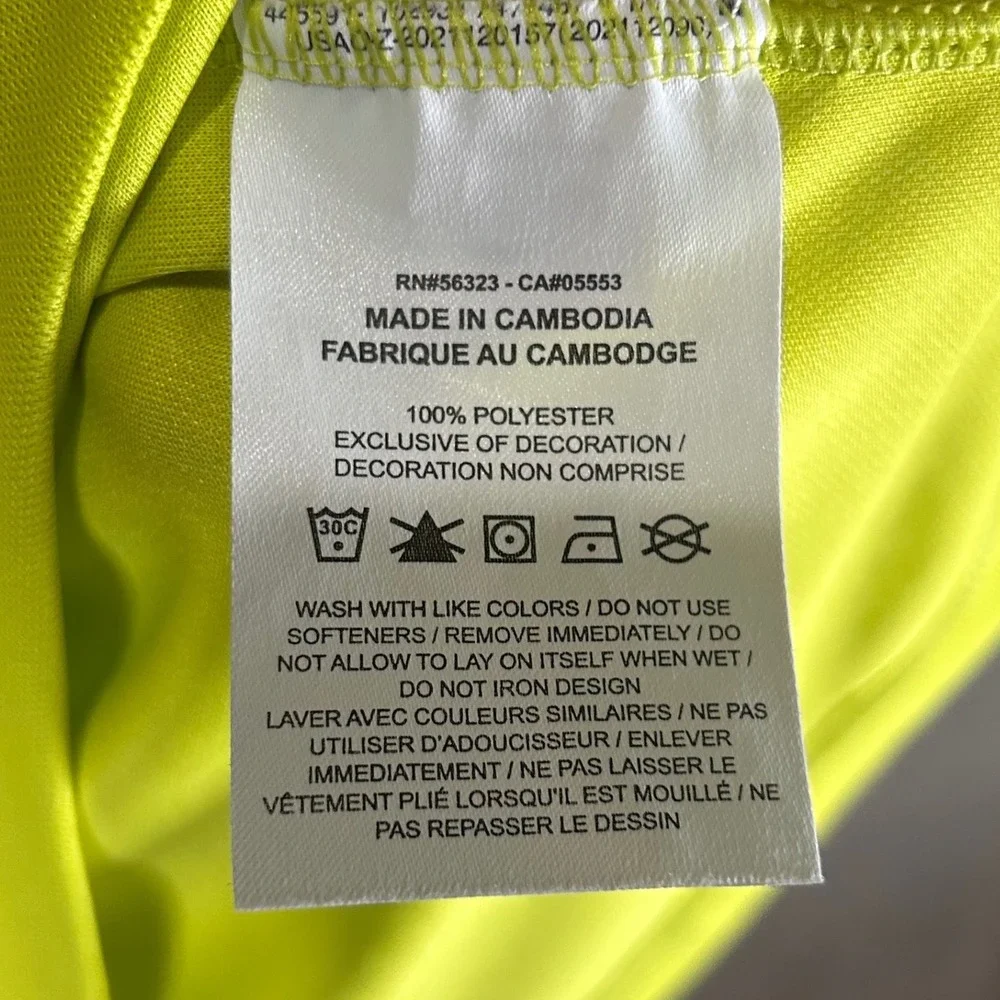 Nike Dri-FIT Mens Performance Polo Shirt Volt Yellow DH0822-308 Medium